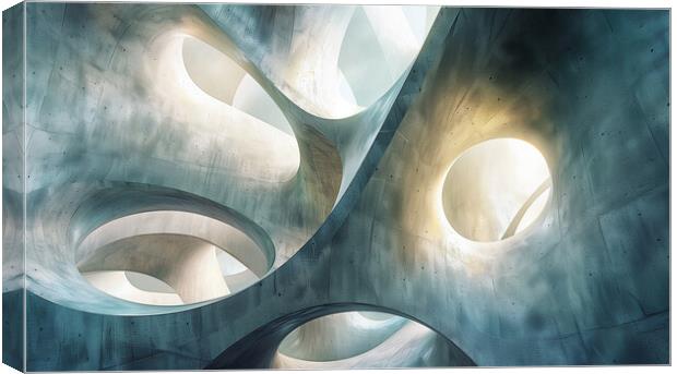 Abstract patterns in Architecture Canvas Print by T2 