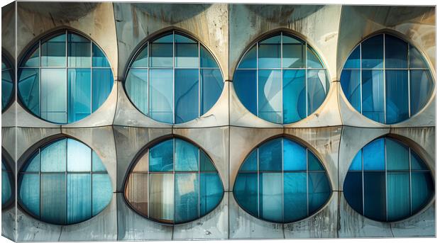 Abstract patterns in Architecture Canvas Print by T2 