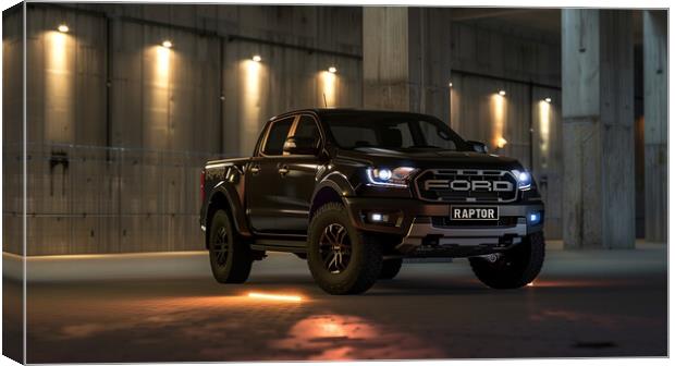 Ford Ranger Raptor Canvas Print by T2 
