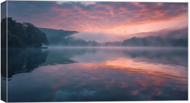 Lake Windermere Canvas Print by T2 