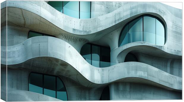 Abstract patterns in Architecture Canvas Print by T2 