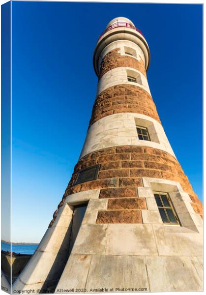 Roker lighthouse Canvas Print by Bryan Attewell