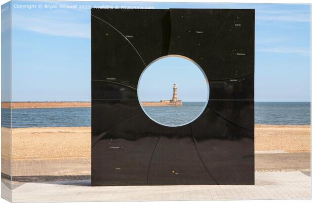 Sculpture "C" Roker Canvas Print by Bryan Attewell