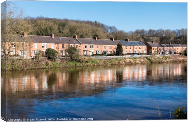 South View Fatfield  Canvas Print by Bryan Attewell