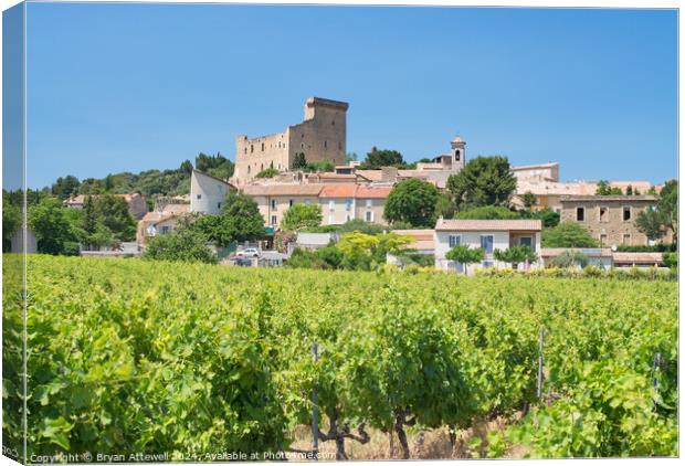 Chateauneuf du Pape Canvas Print by Bryan Attewell