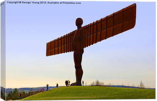 Angel of the North Canvas Print by George Young