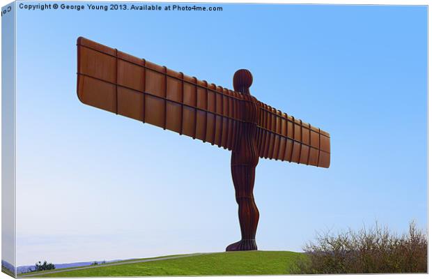 Angel of the North Canvas Print by George Young