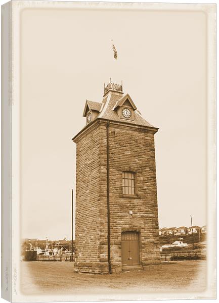 Old Clock Tower Canvas Print by George Young