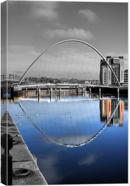 Reflecting Tyne Canvas Print by George Young