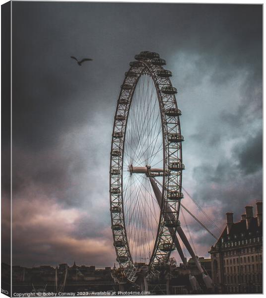 London Eye Canvas Print by Bobby Conway