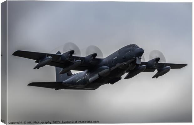 united states air force MC130j  Canvas Print by KRJ Photography