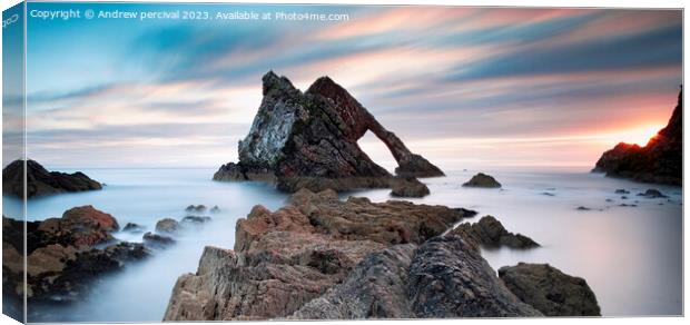 bow fiddle rock Canvas Print by Andrew percival
