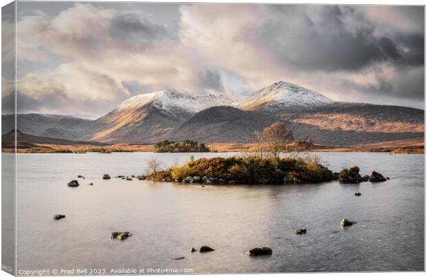 Rannoch Moor Scotland Canvas Print by Fred Bell