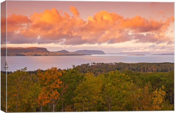 Lake Superior Canvas Print by Dave Reede