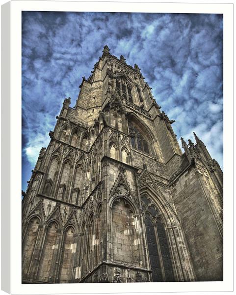 York Minster in colour Canvas Print by CHRIS ANDERSON