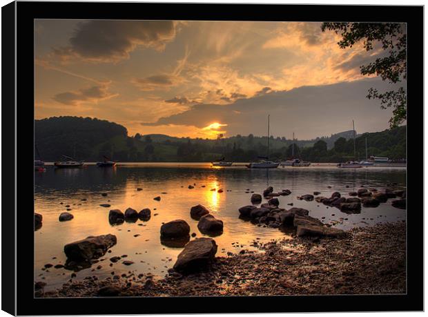 Ullswater at dusk Canvas Print by CHRIS ANDERSON