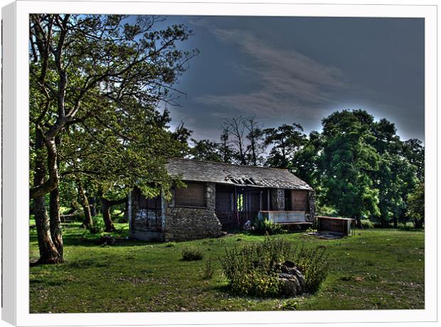 Ye old boat house Canvas Print by CHRIS ANDERSON