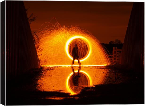Ring of fire Canvas Print by CHRIS ANDERSON
