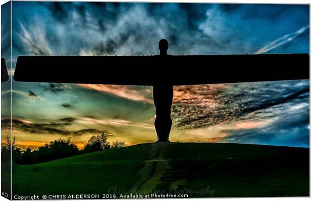 Angel of the North Canvas Print by CHRIS ANDERSON