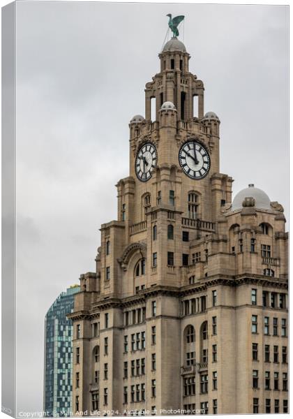 Royal Liver Building Canvas Print by Man And Life