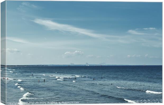 Outdoor oceanbeach Canvas Print by Man And Life