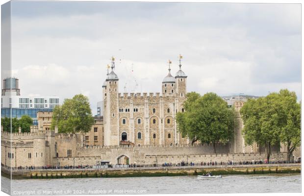 Tower of London Canvas Print by Man And Life