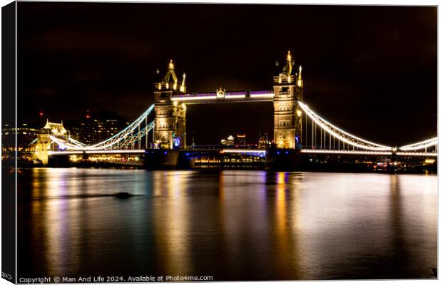 Tower Bridge Canvas Print by Man And Life