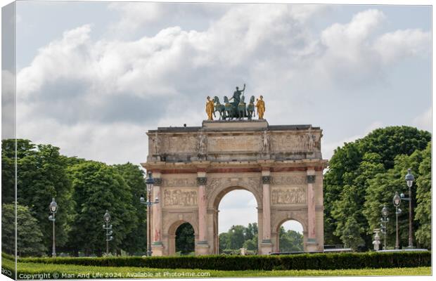 Building arch Canvas Print by Man And Life