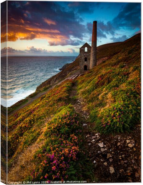 Wheal Coates  Canvas Print by Phil Lyons