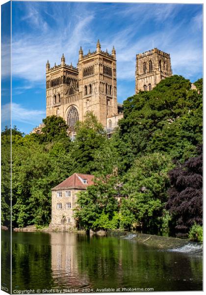 Durham Cathedral Canvas Print by Shots by j0kster 