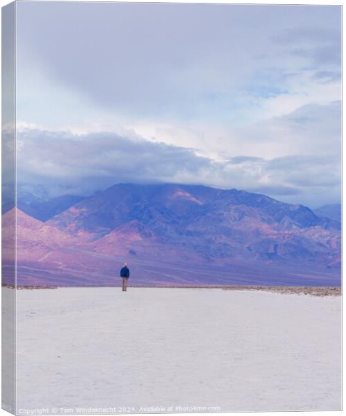 Badwater Basin - Death Valley California Canvas Print by Tom Windeknecht