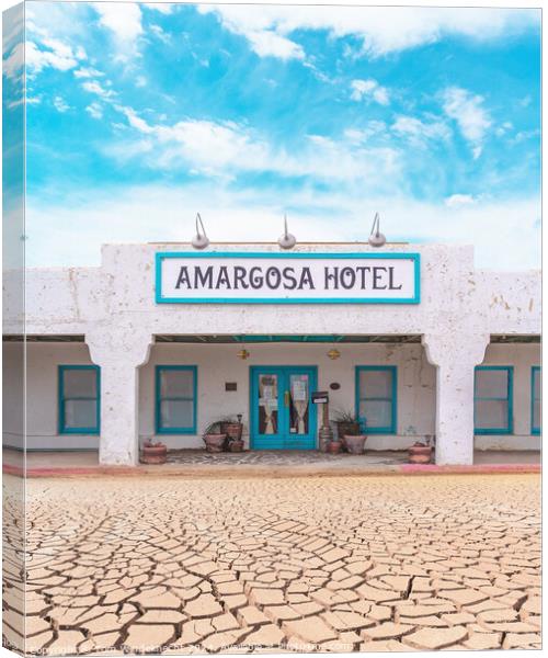 Amargosa Hotel - Death Valley Junction California Canvas Print by Tom Windeknecht