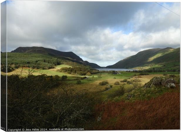 View from Welsh Highland Railway Canvas Print by Jess Pates