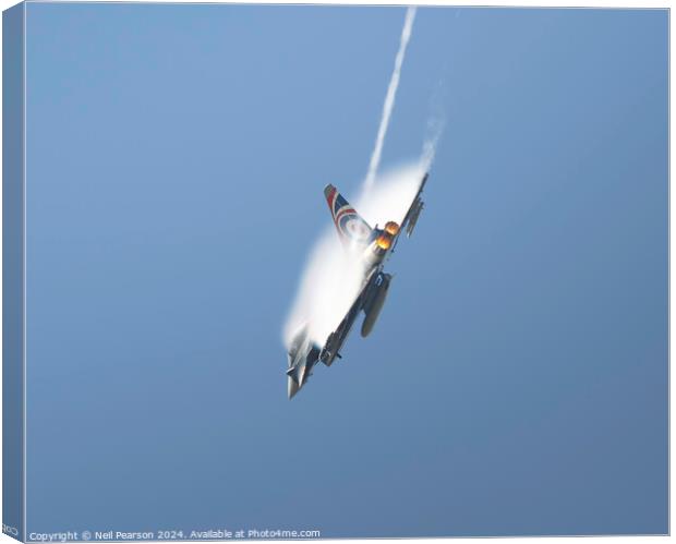 RAF Typhoon Blackjack Canvas Print by Neil Pearson