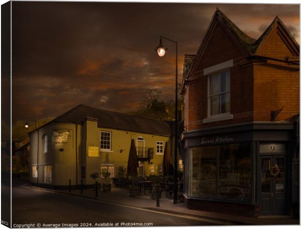 The White Hart Canvas Print by Average Images