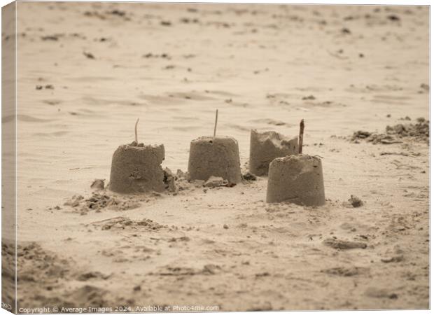 Sea defences Canvas Print by Average Images