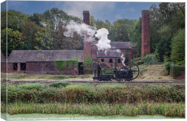 Steam locomotion Canvas Print by Average Images