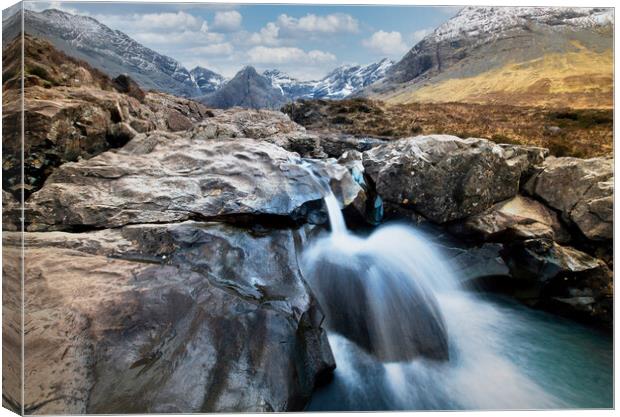 The Fairy Pools, Isle of Skye Canvas Print by Karl Oparka