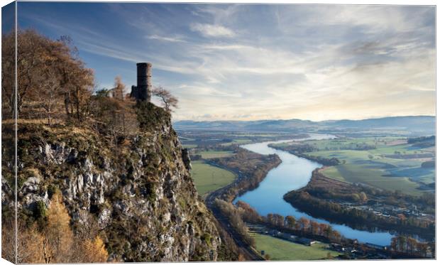 Kinnoul Tower, Perth, Scotland Canvas Print by Karl Oparka