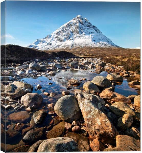 Buachille Etive Mor, Glencoe Canvas Print by Karl Oparka