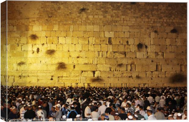 Jerusalem, Wailing Wall Canvas Print by PhotoStock Israel