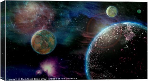 fantasy image of a planet Canvas Print by PhotoStock Israel