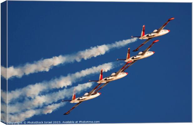 IAF Fouga Magister CM-170 Canvas Print by PhotoStock Israel