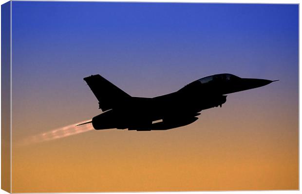 IAF F-16B Fighter jet Canvas Print by PhotoStock Israel