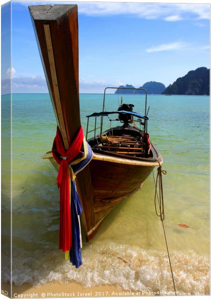 The beach Koh Pi PI, Thailand Canvas Print by PhotoStock Israel
