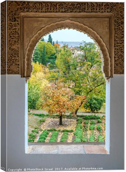 Alhambra Palace, Granada, Spain Canvas Print by PhotoStock Israel