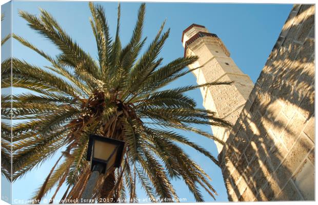Muhamidiya mosque, Jaffa, Israel Canvas Print by PhotoStock Israel
