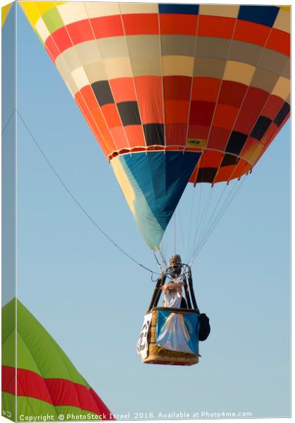 Hot Air Balloon show  Canvas Print by PhotoStock Israel