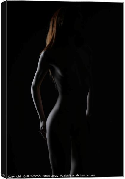 Ginger model artistic nude Canvas Print by PhotoStock Israel