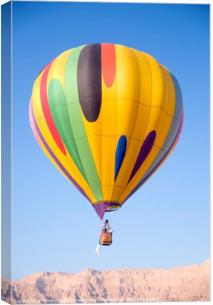 Hot Air Balloon show  Canvas Print by PhotoStock Israel
